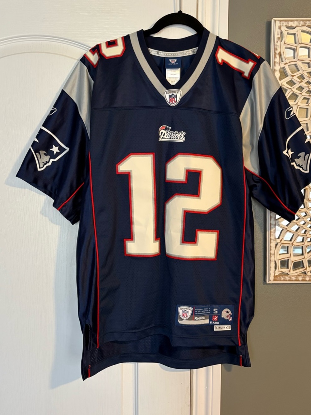 Onfield NFL Patriots Tom Brady #12 Football Jersey